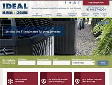Tablet Screenshot of idealservicesonline.com